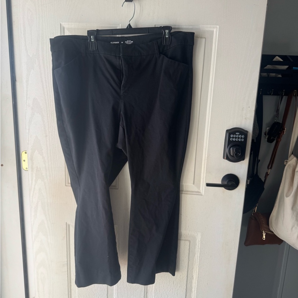 Old navy, high rise, pixie, flare